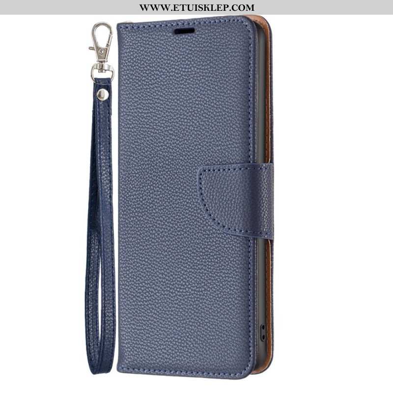 Etui Folio do Poco X5 5G Ukośne Zapięcie Liczi